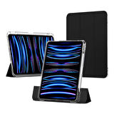 iPad Air 11 2024 Kılıf Magnetik Ayrılabilen Airbagli Sliding Tablet Kılıfı
