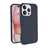Apple iPhone 16 Pro Kılıf Zore LSR Lansman Kapak-Lacivert