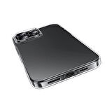 Apple iPhone 16 Pro Kılıf Zore Süper Silikon Kapak-Şeffaf