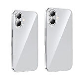 Apple iPhone 16 Plus Kılıf Zore Süper Silikon Kapak-Şeffaf