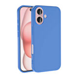Apple iPhone 16 Plus Kılıf Zore LSR Lansman Kapak-Mavi