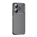 Xiaomi Redmi 13 4G Kılıf Zore Negro Silikon Kapak-Siyah