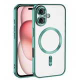 Apple iPhone 16 Kılıf Kamera Korumalı M-safe Wireless Şarj Özellikli Zore Demre Kapak