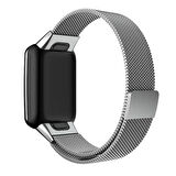 Xiaomi Mi Band 7 Pro Zore KRD-01 Metal Kordon-Gri