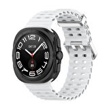 Galaxy Watch Ultra 47mm Zore KRD-118 Tırtıklı Tasarım Silikon Kordon