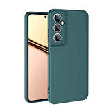 Realme C65 4G Kılıf Zore Mara Lansman Kapak-Koyu Yeşil
