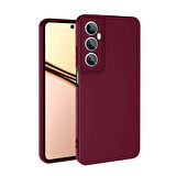 Realme C65 4G Kılıf Zore Mara Lansman Kapak-Koyu Mor