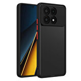 Xiaomi Poco X6 Pro Kılıf Zore Hux Kapak-Siyah