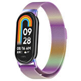 Xiaomi Smart Band 8 Zore KRD-01 Metal Kordon-Colorful