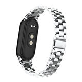 Xiaomi Mi Band 9 KRD-04 Metal Kordon-Gümüş