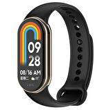 Xiaomi Mi Band 9 Serisi Klasik Kordon Silikon Strap Kayış-Siyah