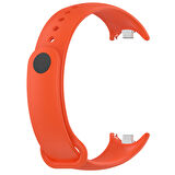 Xiaomi Mi Band 9 Serisi Klasik Kordon Silikon Strap Kayış-Kum Pembe