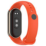 Xiaomi Mi Band 9 Serisi Klasik Kordon Silikon Strap Kayış-Beyaz