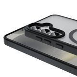 Galaxy S24 FE Kılıf Magsafe Şarj Özellikli Mat Arka Yüzey MKST Sio Kapak-Lila