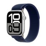Lexroo Apple Watch 10 46mm Hasır Kordon - Mavi