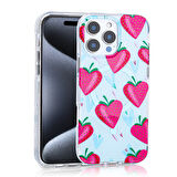 iPhone 14 Pro Max Uyumlu Kılıf Magsafe Şarj Özellikli Zore Stilo Kapak-Pembe-Mavi