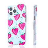 iPhone 15 Pro Max Uyumlu Kılıf Magsafe Şarj Özellikli Zore Stilo Kapak-Pembe-Mavi