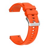 Huawei Watch GT5 Pro 46mm Uyumlu MKST KRD-130 Silikon Kordon Strap Kayış-Gri