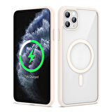 iPhone 11 Pro Max Kılıf Magsafe Wireless Şarj Özellikli Silikon Ege Kapak kılıf