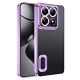 14T Pro Kılıf Kamera Korumalı Logo Gösteren SYS Omega Kapak - Sierra Mavi