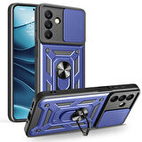 Galaxy A26 Kılıf Magnetik Standlı Kamera Korumalı Zore Sürgülü Vega Kapak -115436