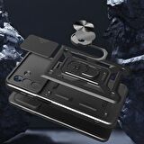 Galaxy A26 Kılıf Magnetik Standlı Kamera Korumalı Zore Sürgülü Vega Kapak -115436