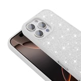 iPhone 16 Pro Max Kılıf Parlak Taşlı Tasarım Zore Pırlanta Kapak - Pembe