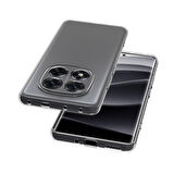 Poco X7 Kılıf Zore Süper Silikon Kapak - Şeffaf