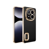 Redmi Note 14 Pro 5G Kılıf Kamera Korumalı Logo Gösteren MKST Omega Kapak - Sierra Mavi