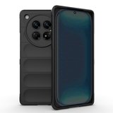 İnfinix Zero 40 5G Kılıf Esnek TPU Oyuklu Arka Yüzey Tasarımlı MKST Etnik Silikon Kapak - Siyah