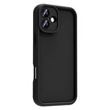 iPhone 16 Kılıf Kamera Korumalı BTBM Ananas Kapak - Siyah