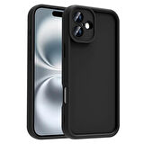 iPhone 16 Kılıf Kamera Korumalı İKSP Ananas Kapak - Koyu Yeşil