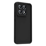 14T Kılıf Kamera Korumalı MKST Ananas Kapak - Pembe