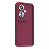 Reno 11F Kılıf Kamera Korumalı F10T Ananas Kapak - Mürdüm