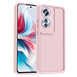 Reno 11F Kılıf Kamera Korumalı KLFS Ananas Kapak - Pembe