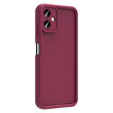Galaxy A06 Kılıf Kamera Korumalı ZYL Ananas Kapak - Mürdüm