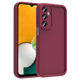 Galaxy A26 Kılıf Kamera Korumalı MBTM Ananas Kapak - Mürdüm