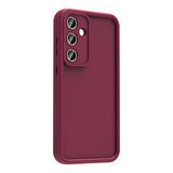 Galaxy S24 FE Kılıf Kamera Korumalı ALT Ananas Kapak - Pembe