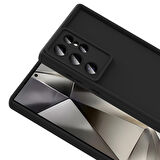 Galaxy S24 Ultra Kılıf Kamera Korumalı HLP Ananas Kapak - Siyah