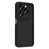 Tecno Spark 20 Pro 5G Kılıf Kamera Korumalı EFFX Ananas Kapak - Siyah