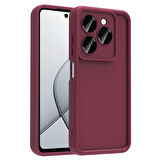 Tecno Spark 20 Pro 5G Kılıf Kamera Korumalı BLT Ananas Kapak - Mürdüm