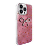 iPhone 14 Pro Max Kılıf Kamera Korumalı Figürlü Zore Ponti Silikon Kapak - Açık Pembe