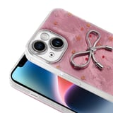 iPhone 15 Kılıf Kamera Korumalı Figürlü Zore Ponti Silikon Kapak - Lila