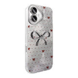 iPhone 16 Kılıf Kamera Korumalı Figürlü Zore Ponti Silikon Kapak - Beyaz