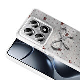 14T Pro Kılıf Kamera Korumalı Figürlü Zore Ponti Silikon Kapak - Lila