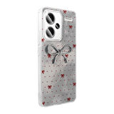 Redmi Note 13 Pro Plus 5G Kılıf Kamera Korumalı Figürlü Zore Ponti Silikon Kapak - Açık Pembe