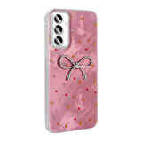 Galaxy A35 Kılıf Kamera Korumalı Figürlü Zore Ponti Silikon Kapak - Beyaz