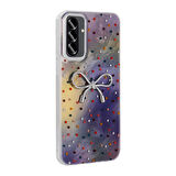 Galaxy A36 Kılıf Kamera Korumalı Figürlü Zore Ponti Silikon Kapak - Açık Pembe