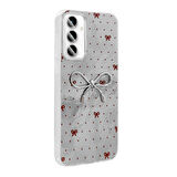 Galaxy A55 Kılıf Kamera Korumalı Figürlü Zore Ponti Silikon Kapak - Beyaz