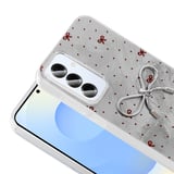 Galaxy S25 Plus Kılıf Kamera Korumalı Figürlü Zore Ponti Silikon Kapak - Beyaz